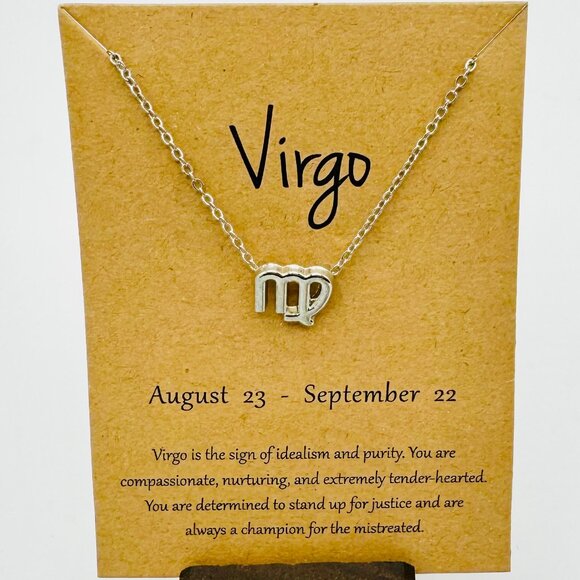Silver Virgo Necklace - NWT - Picture 1 of 1